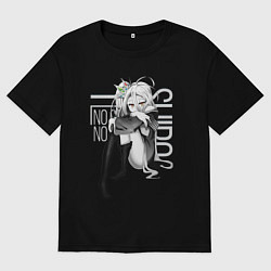 Футболка оверсайз женская No Game No Life, цвет: черный