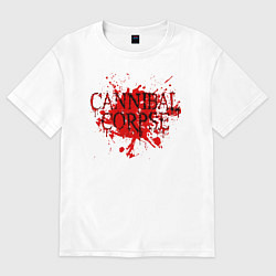 Футболка оверсайз женская Cannibal Corpse, цвет: белый