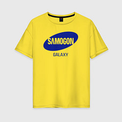 Женская футболка оверсайз Samogon galaxy