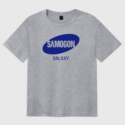 Футболка оверсайз женская Samogon galaxy, цвет: меланж