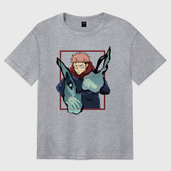 Женская футболка оверсайз Итадори