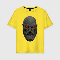 Футболка оверсайз женская Kratos ART, цвет: желтый