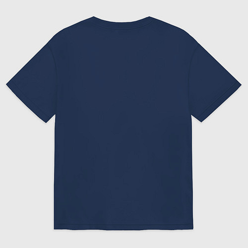 Женская футболка оверсайз Hitsugaya Toshiro / Тёмно-синий – фото 2