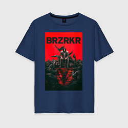 Женская футболка оверсайз BRZRKR Boom