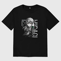 Футболка оверсайз женская Шиноа Хираги Последний Серафи, цвет: черный