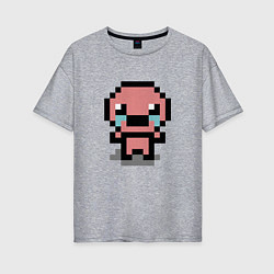 Футболка оверсайз женская Pixel isaac, цвет: меланж