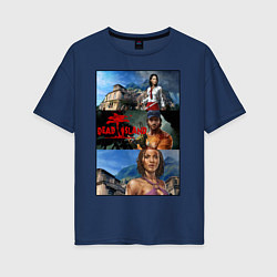Женская футболка оверсайз Dead Island Мертвый остров