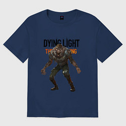 Футболка оверсайз женская Dying light Зараженный, цвет: тёмно-синий