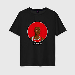 Женская футболка оверсайз Retro Jordan