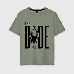 Футболка оверсайз женская The Dude, цвет: авокадо