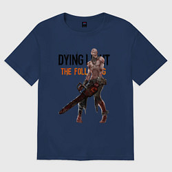 Футболка оверсайз женская Dying light Зараженный, цвет: тёмно-синий