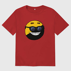 Футболка оверсайз женская Анкап, цвет: красный