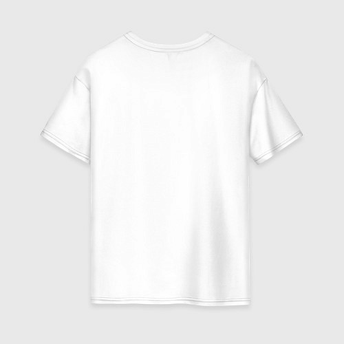 Женская футболка оверсайз Барбер / Белый – фото 2