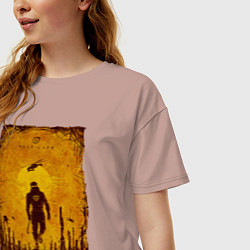 Футболка оверсайз женская FREEMAN HALF-LIFE 2 Z, цвет: пыльно-розовый — фото 2