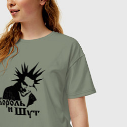 Футболка оверсайз женская Король и Шут ГОРШОК, цвет: авокадо — фото 2