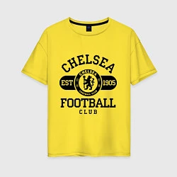 Футболка оверсайз женская Chelsea Football Club, цвет: желтый