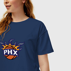 Футболка оверсайз женская Phoenix Suns, цвет: тёмно-синий — фото 2