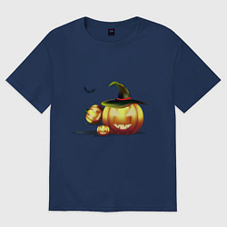 Женская футболка оверсайз Halloween