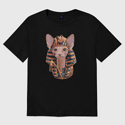 Футболка оверсайз женская Фараон, цвет: черный