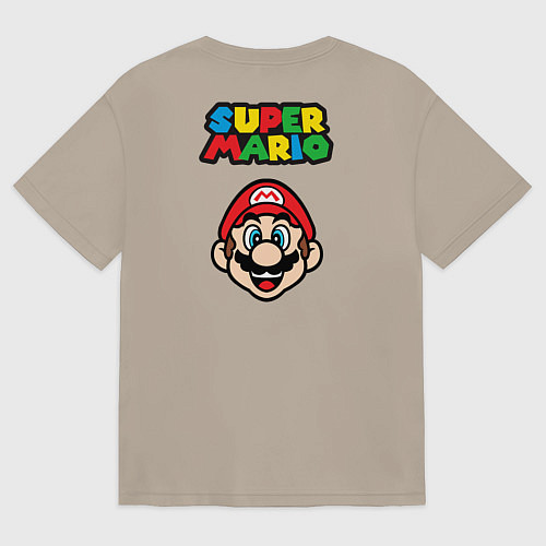 Женская футболка оверсайз Yoshi / Миндальный – фото 2