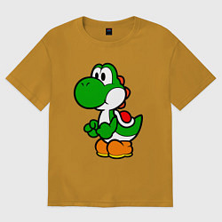 Футболка оверсайз женская Yoshi1, цвет: горчичный