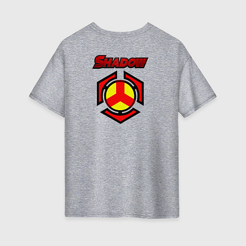 Женская футболка оверсайз SonicSW / Меланж – фото 2