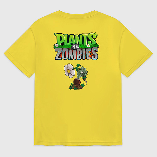 Женская футболка оверсайз Water zombie / Желтый – фото 2