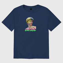 Футболка оверсайз женская 4ARTIST, цвет: тёмно-синий