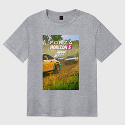 Футболка оверсайз женская Игра: Forza Horizon 5, цвет: меланж