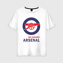 Женская футболка оверсайз Arsenal The Gunners