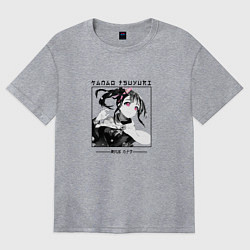 Футболка оверсайз женская Канао Цуюри, Kimetsu no aiba, цвет: меланж