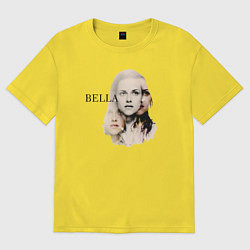 Футболка оверсайз женская Bella, цвет: желтый