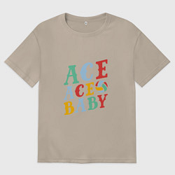 Женская футболка оверсайз Ace Ace Baby