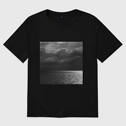 Футболка оверсайз женская Black sea, цвет: черный