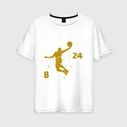 Женская футболка оверсайз Kobe 8-24