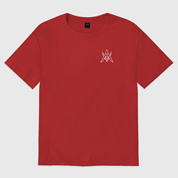 Женская футболка оверсайз Alan Walker СПИНА