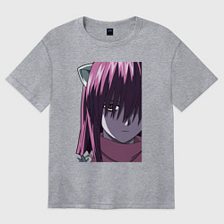 Футболка оверсайз женская Angry Lucy, цвет: меланж