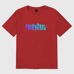 Футболка оверсайз женская FAIRY TAIL NEON, цвет: красный