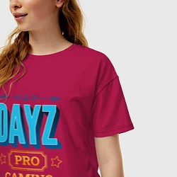 Футболка оверсайз женская Игра DayZ PRO Gaming, цвет: маджента — фото 2
