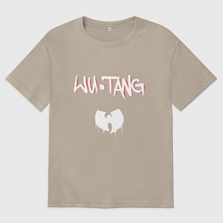 Футболка оверсайз женская Ву-Тэнг Клэн, цвет: миндальный