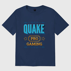 Футболка оверсайз женская Игра Quake pro gaming, цвет: тёмно-синий
