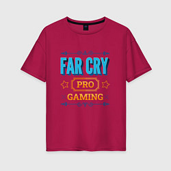 Футболка оверсайз женская Игра Far Cry pro gaming, цвет: маджента