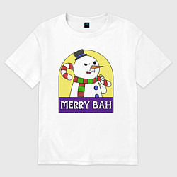 Футболка оверсайз женская Merry Bah, цвет: белый