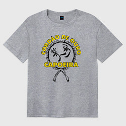 Футболка оверсайз женская Capoeira Cordao de ouro, цвет: меланж