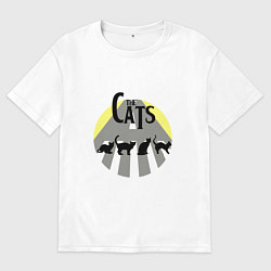 Женская футболка оверсайз The Cats