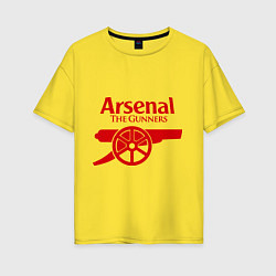 Женская футболка оверсайз Arsenal: The gunners