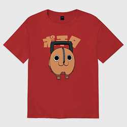 Футболка оверсайз женская Демон Почита, цвет: красный