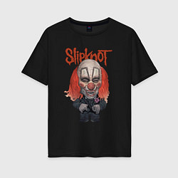 Женская футболка оверсайз Slipknot art