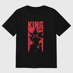 Футболка оверсайз женская King of Games Югио, цвет: черный