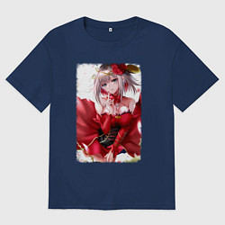 Футболка оверсайз женская Destiny - Takt Op Destiny, цвет: тёмно-синий